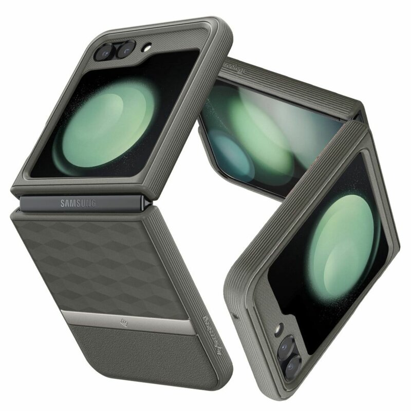 Husa Samsung Galaxy Z Flip5 Spigen Caseology Parallax, gri