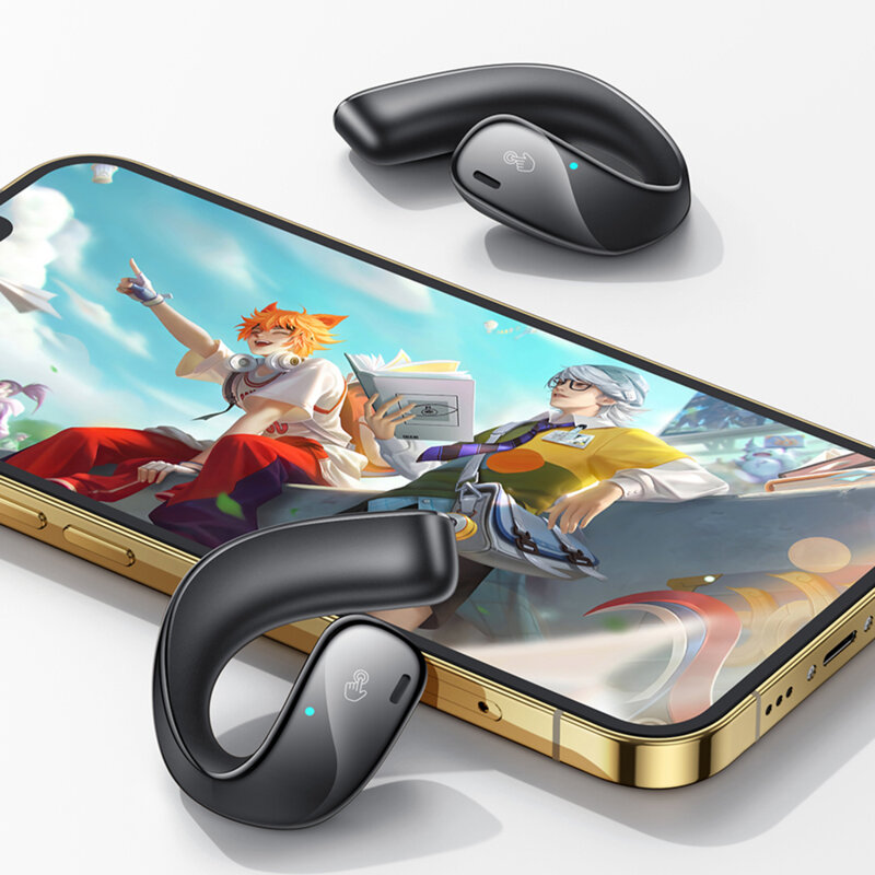 Casti behind the ear True wireless stereo Hi-Fi Hoco EQ4, albastru