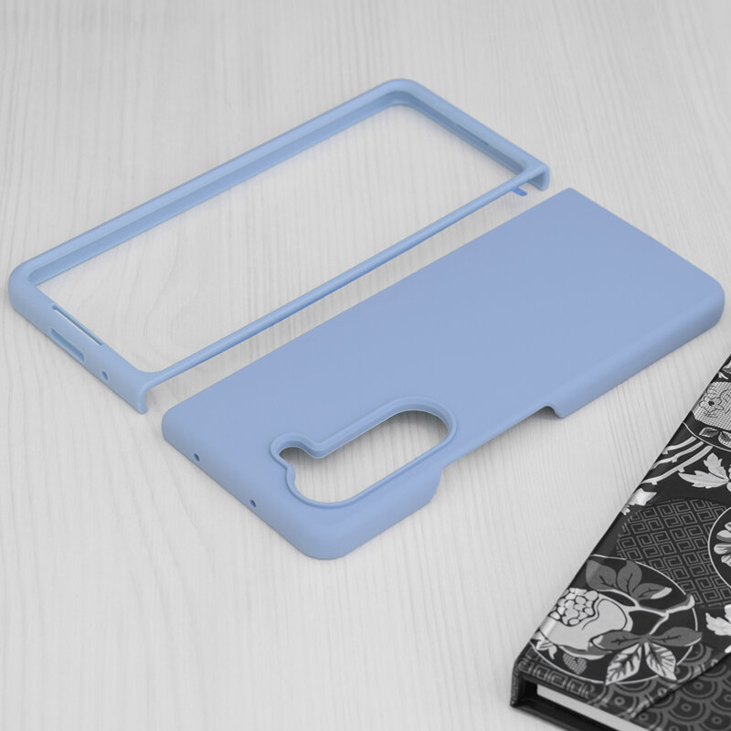Husa Samsung Galaxy Z Fold5 Techsuit Soft Edge Silicone, lavanda