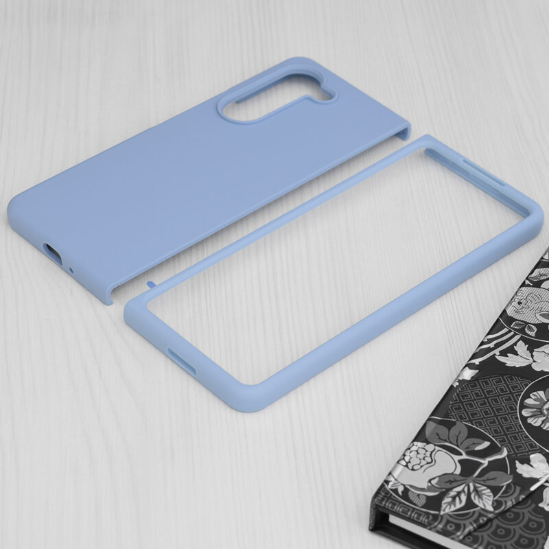 Husa Samsung Galaxy Z Fold5 Techsuit Soft Edge Silicone, lavanda