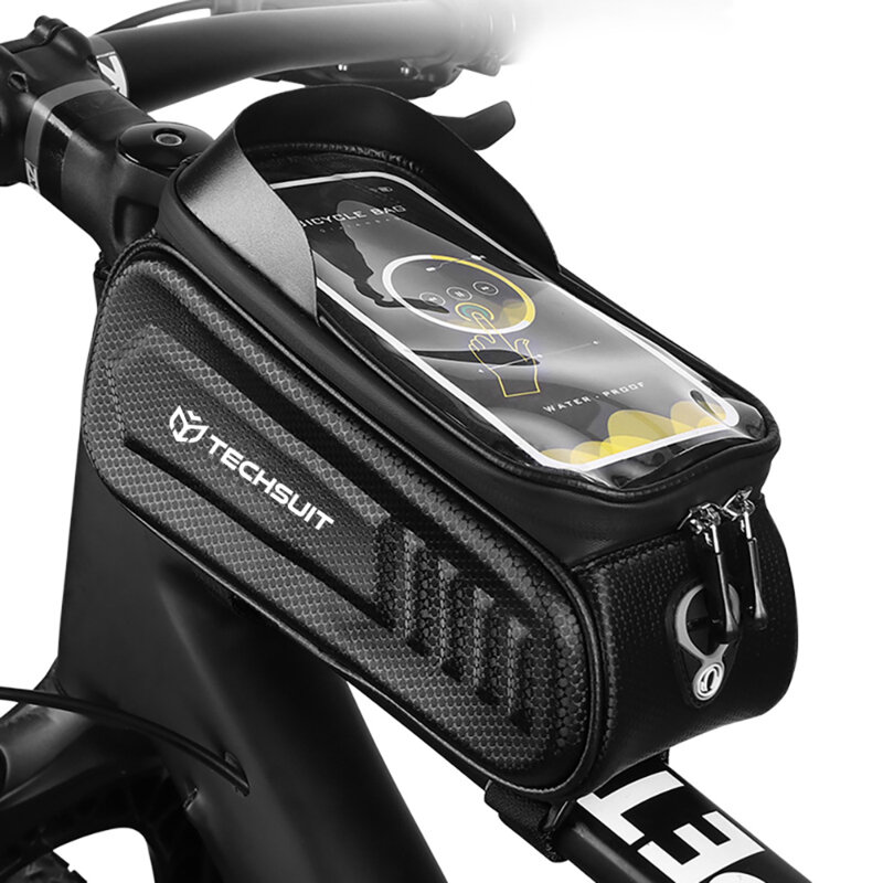 Geanta cadru bicicleta waterproof pentru telefon Techsuit BSB1