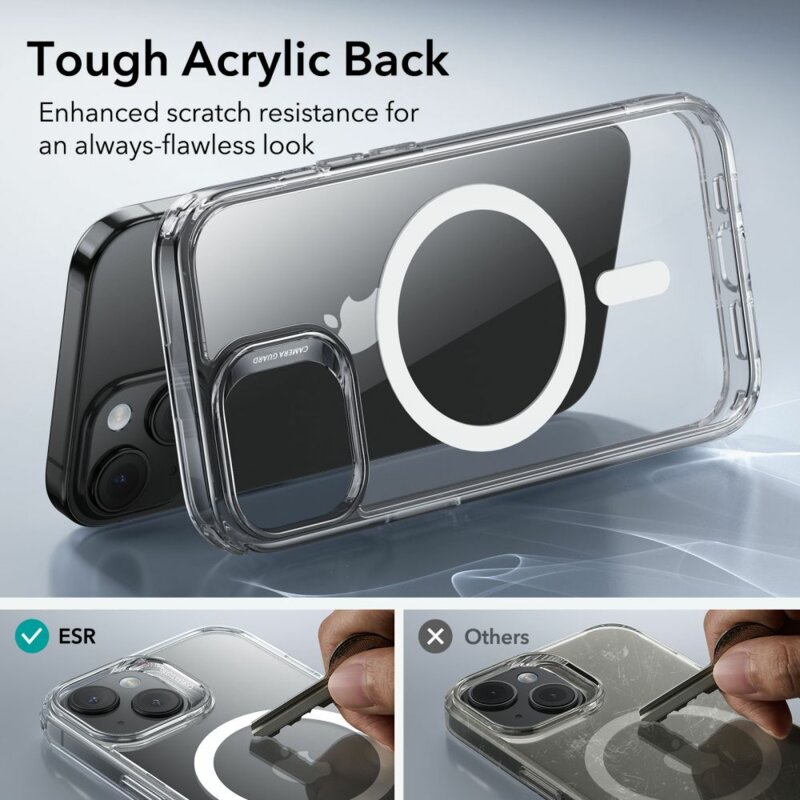 Husa iPhone 15 Plus ESR Classic Hybrid HaloLock, transparenta