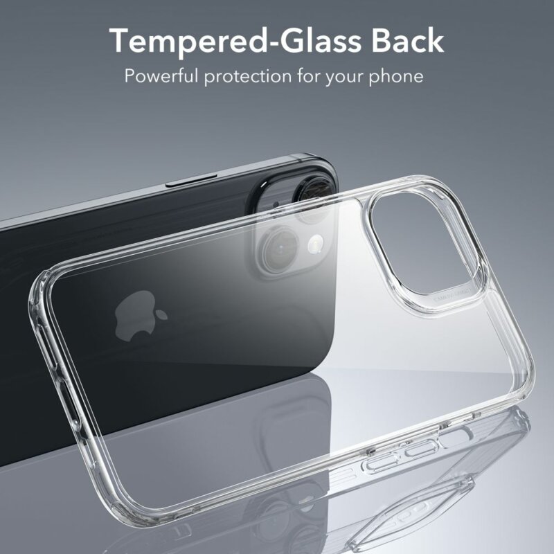 Husa iPhone 15 Plus ESR Ice Shield, transparenta