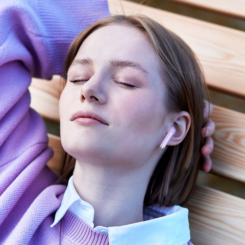 Casti Bluetooth True wireless Hoco EQ1, negru