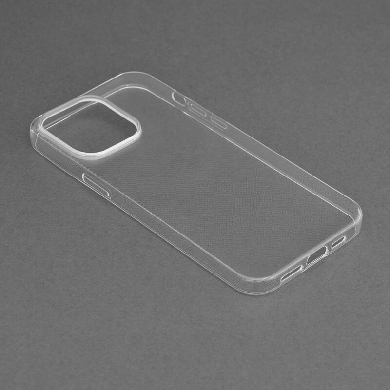 Husa iPhone 15 Pro Max Techsuit Clear Silicone, transparenta