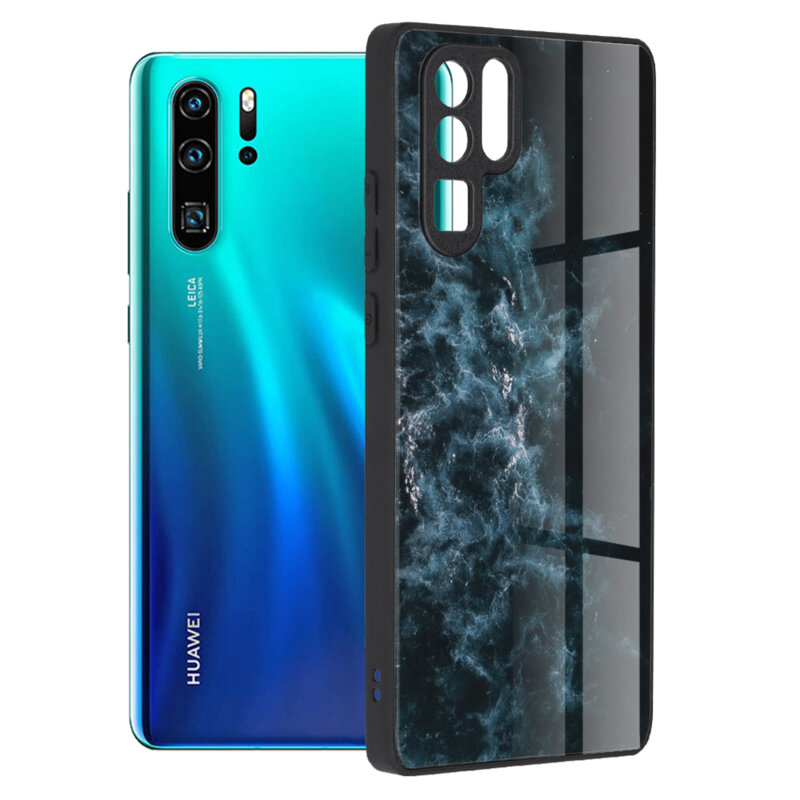 Husa Huawei P30 Pro Techsuit Glaze, Blue Nebula