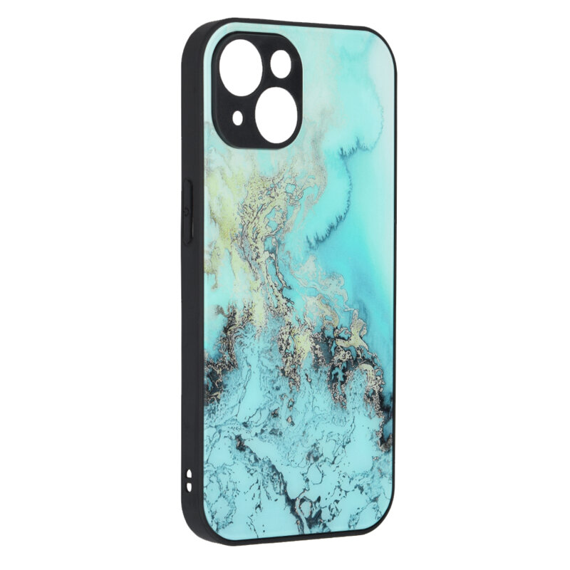 Husa iPhone 15 Plus Techsuit Glaze, Blue Ocean