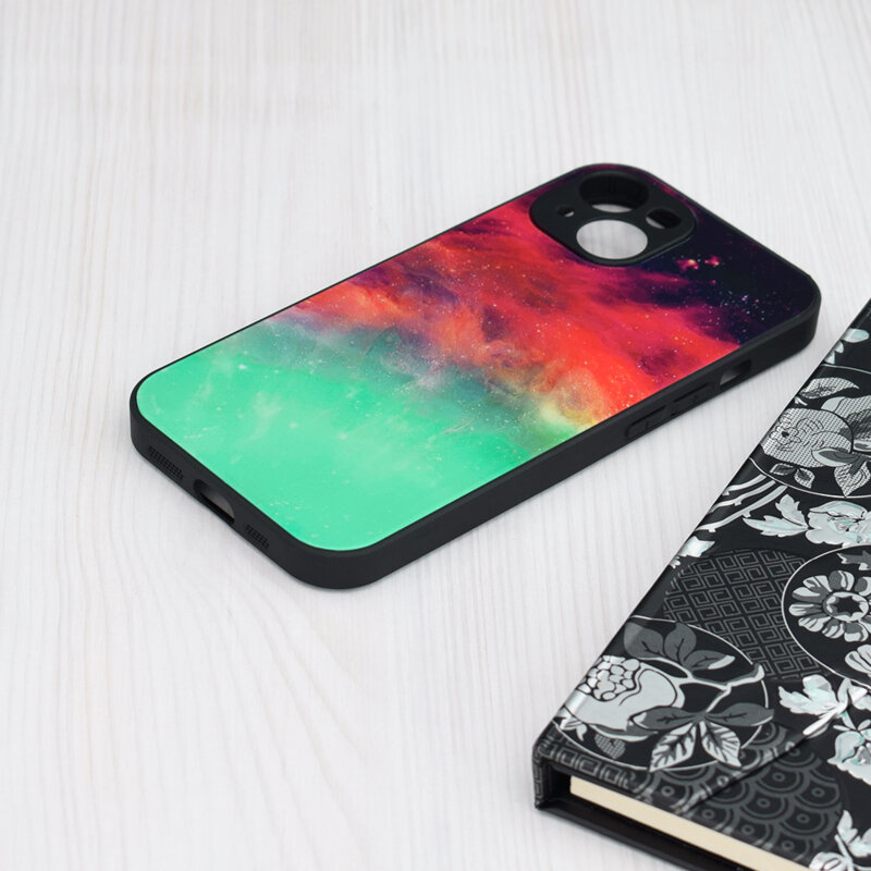 Husa iPhone 15 Plus Techsuit Glaze, Fiery Ocean