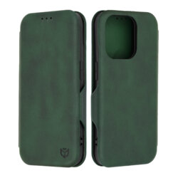Husa 360° iPhone 15 Pro Techsuit Safe Wallet Plus, verde