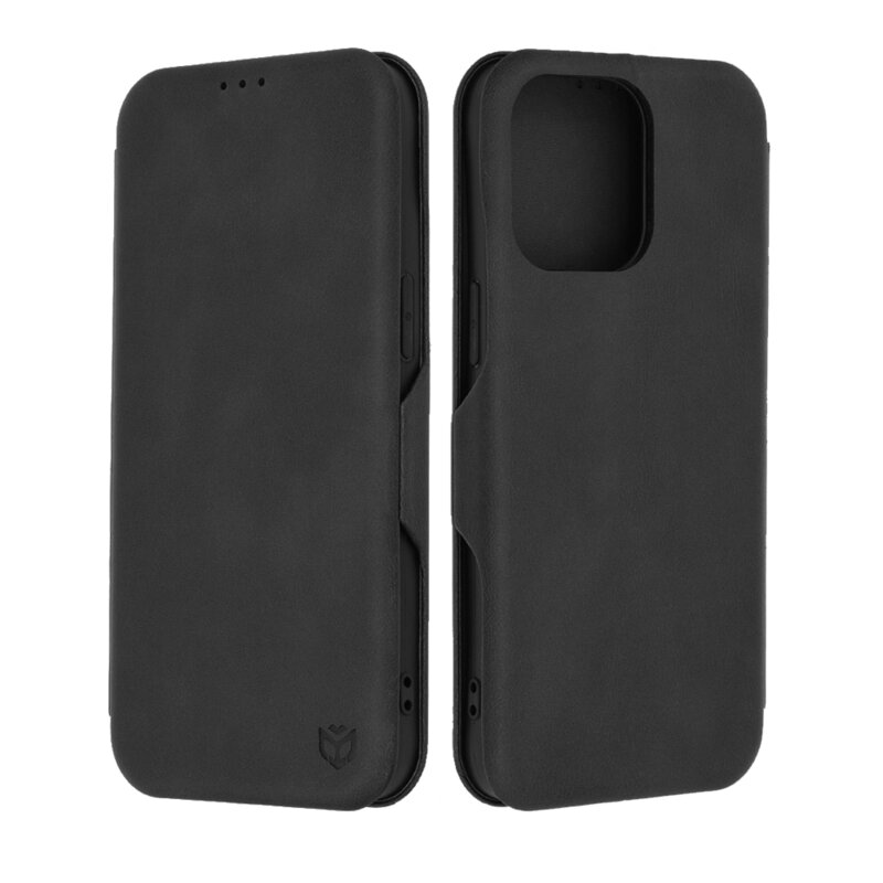 Husa 360° iPhone 15 Pro Max Techsuit Safe Wallet Plus, negru