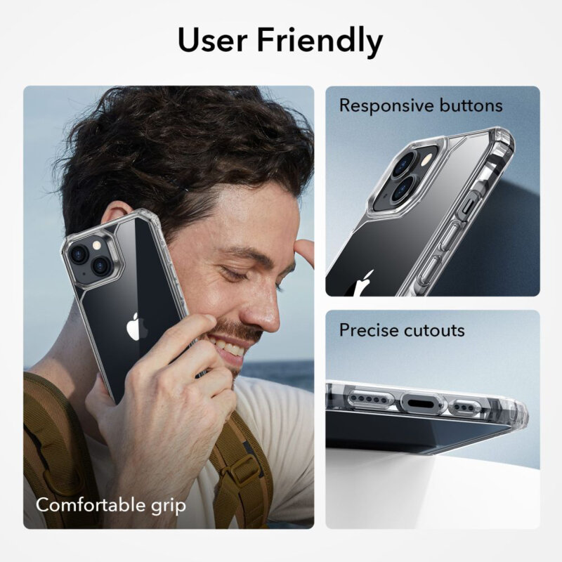 Husa iPhone 15 Plus ESR Air Armor, transparenta