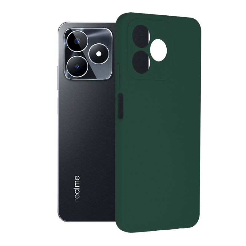 Husa Realme C53 Techsuit Soft Edge Silicone, verde