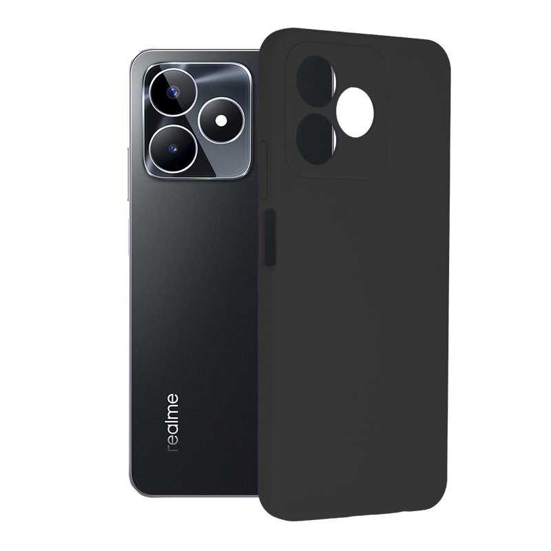 Husa Realme C53 Techsuit Soft Edge Silicone, negru