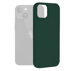 Husa iPhone 15 Plus Techsuit Soft Edge Silicone, verde