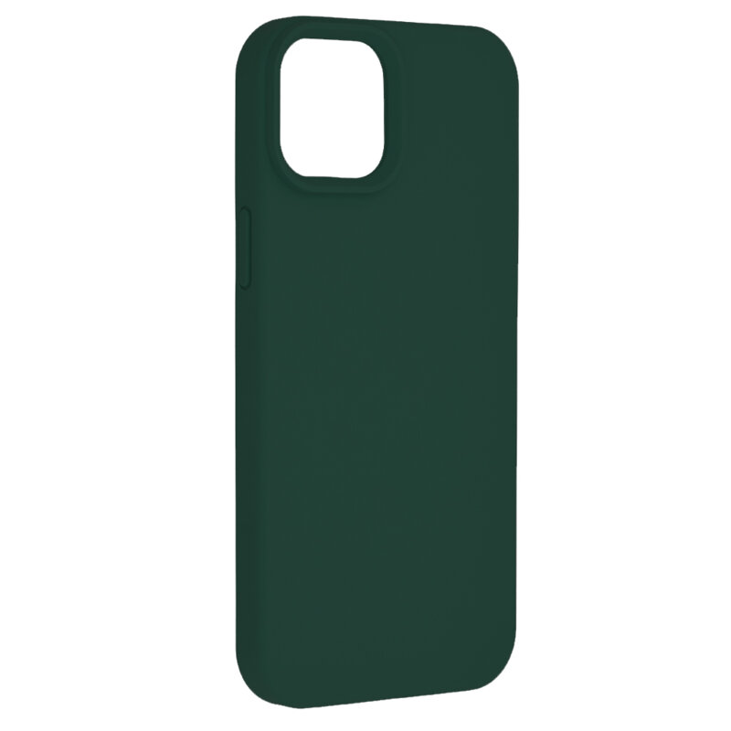 Husa iPhone 15 Plus Techsuit Soft Edge Silicone, verde