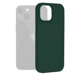 Husa iPhone 15 Techsuit Soft Edge Silicone, verde