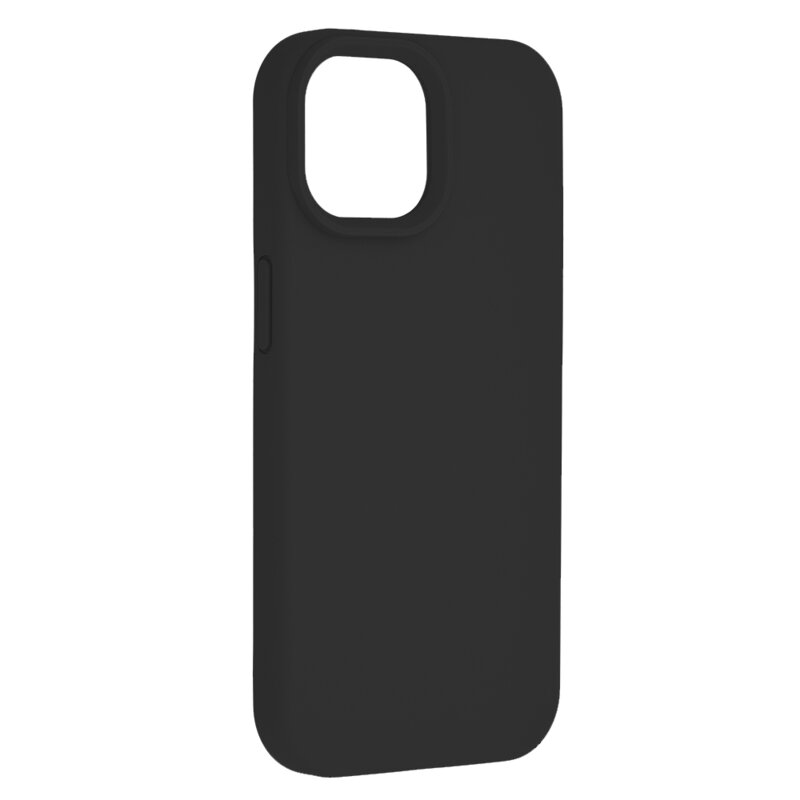 Husa iPhone 15 Techsuit Soft Edge Silicone, negru