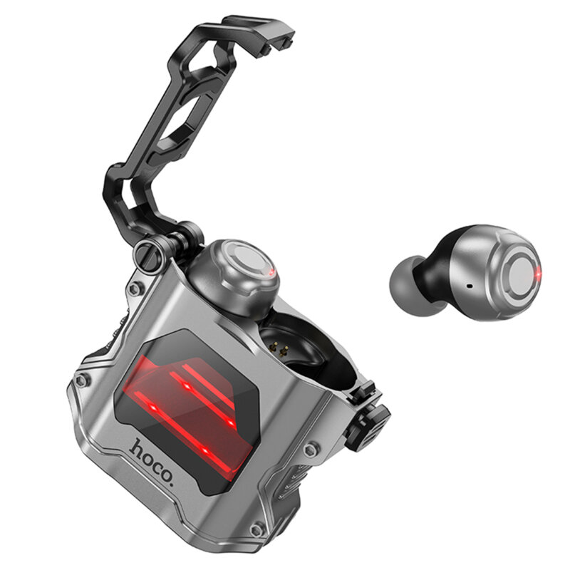 Casti gaming true wireless Bluetooth in-ear Hoco EW33, gri