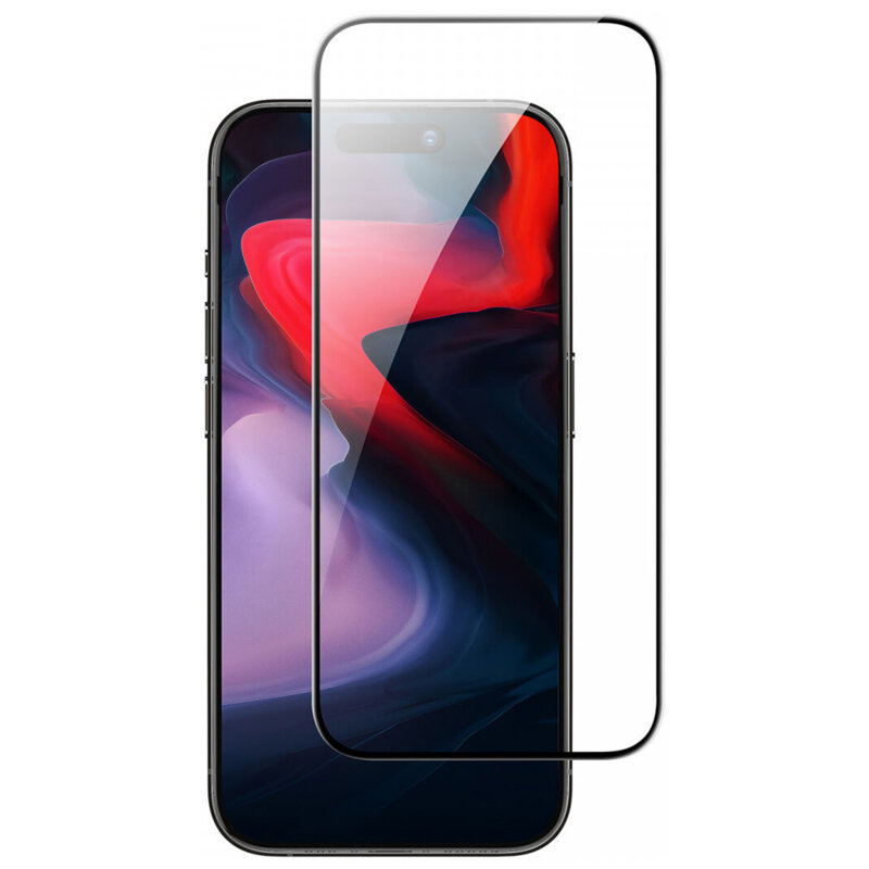 Folie sticla iPhone 15 Pro Max ESR Tempered Glass, negru