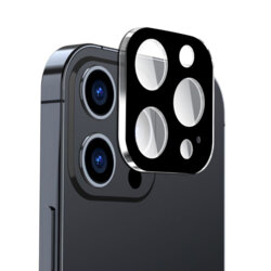 Folie camera iPhone 15 Pro Techsuit Full Glass, negru