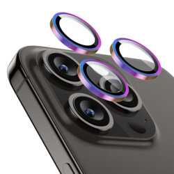 Folie sticla camera iPhone 15 Pro ESR Armorite Camera Lens Protectors, multicolor