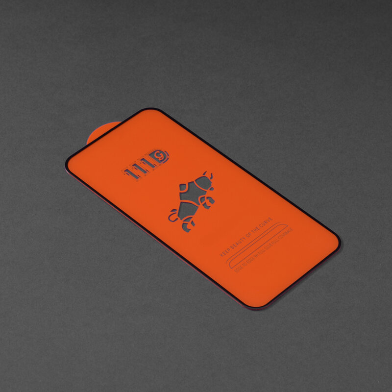 Folie sticla iPhone 15 Pro Techsuit 111D Full Glue Full Cover, negru