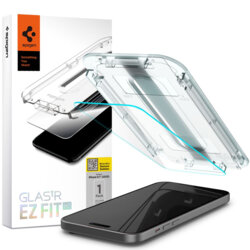 Folie iPhone 15 Plus Spigen Glas.tR EZ Fit, transparenta