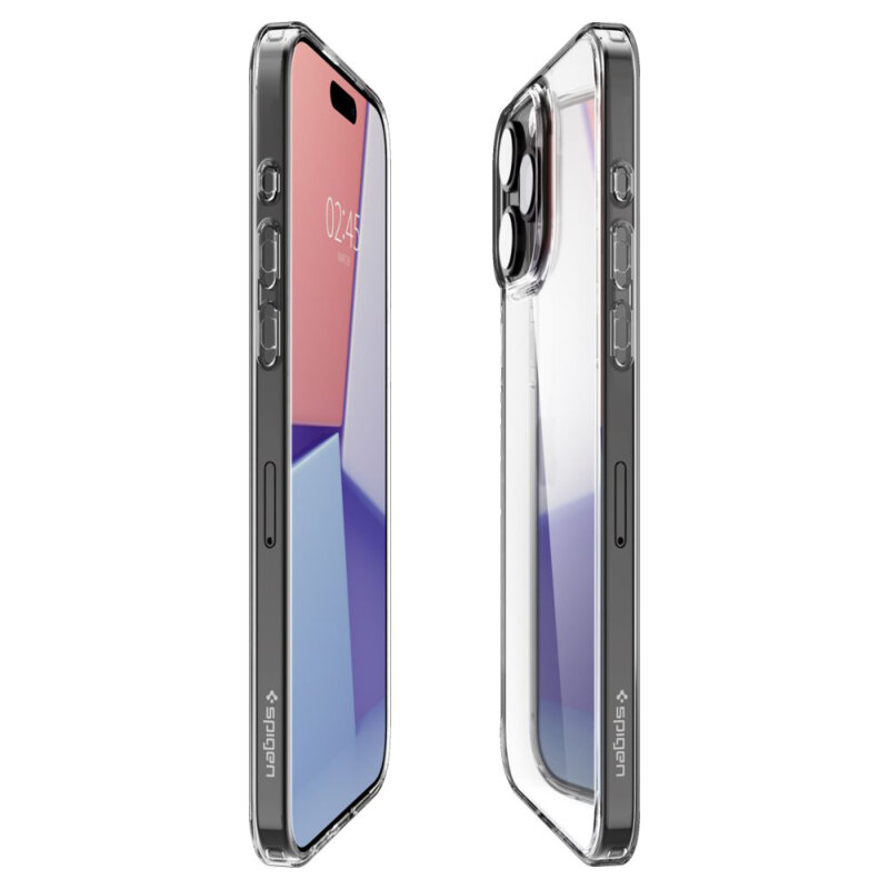 Husa iPhone 15 Pro Spigen Air Skin Hybrid, transparenta
