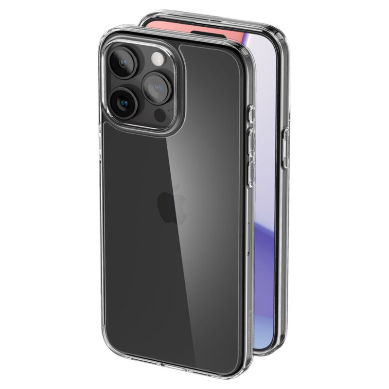 Husa iPhone 15 Pro Spigen Air Skin Hybrid, transparenta