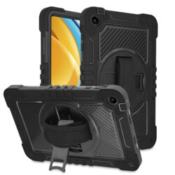 Husa Huawei MatePad SE 10.4 Techsuit StripeShell 360, negru