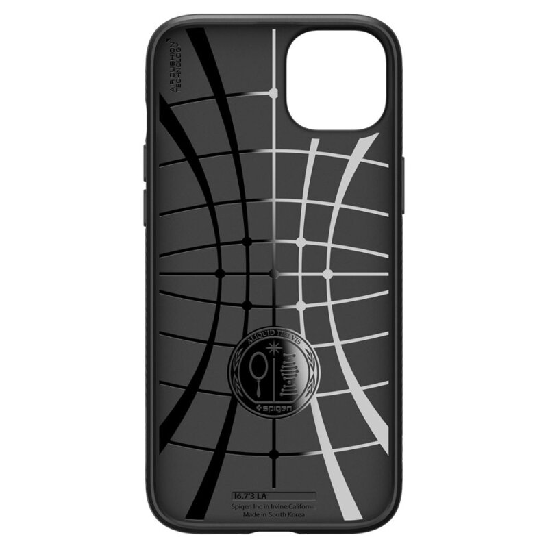 Husa iPhone 15 Spigen Liquid Air, negru