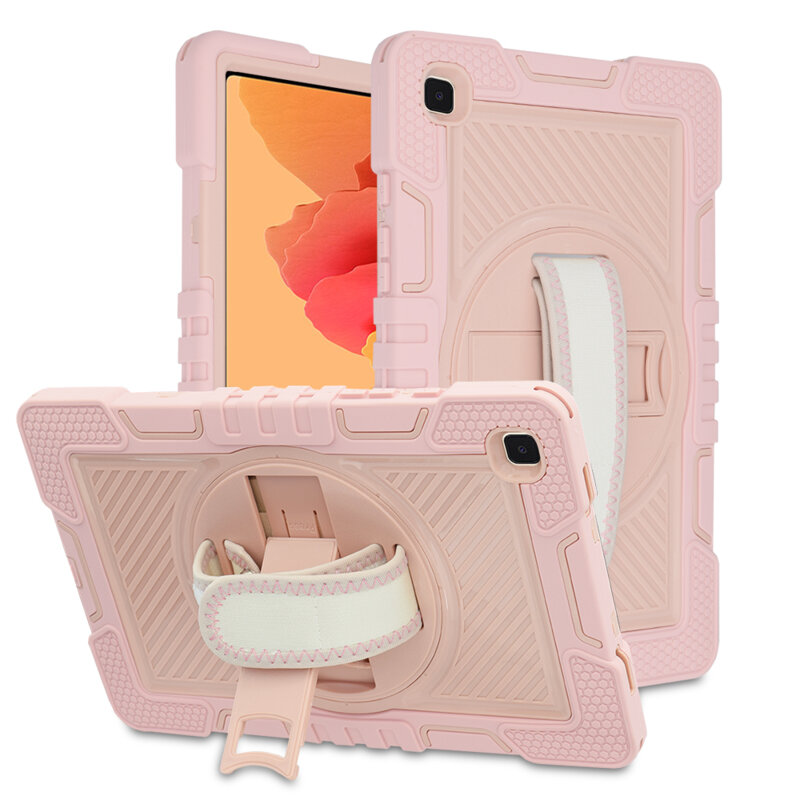 Husa Samsung Galaxy Tab A7 10.4 (2022) Techsuit StripeShell 360, roz