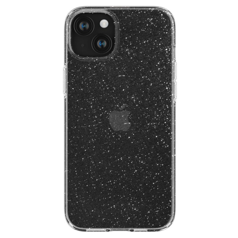 Husa iPhone 15 Plus Spigen Liquid Crystal Glitter, Crystal Quartz