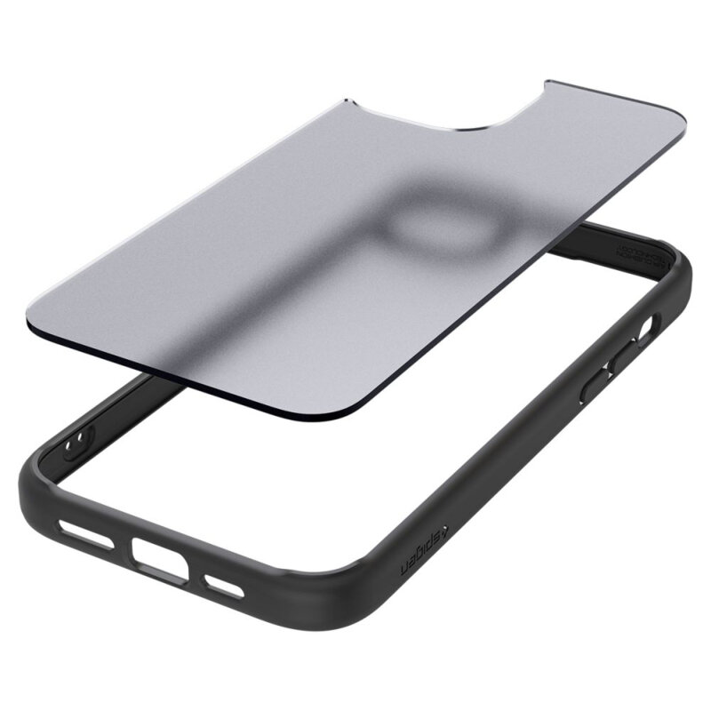 Husa iPhone 15 Spigen Ultra Hybrid, cenusiu