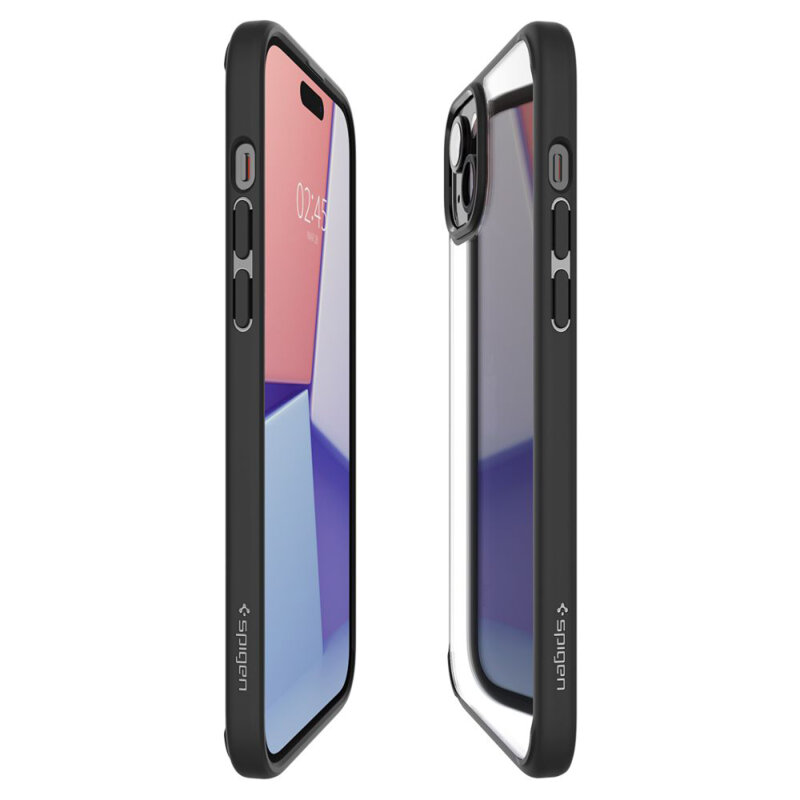 Husa iPhone 15 Plus Spigen Ultra Hybrid, negru