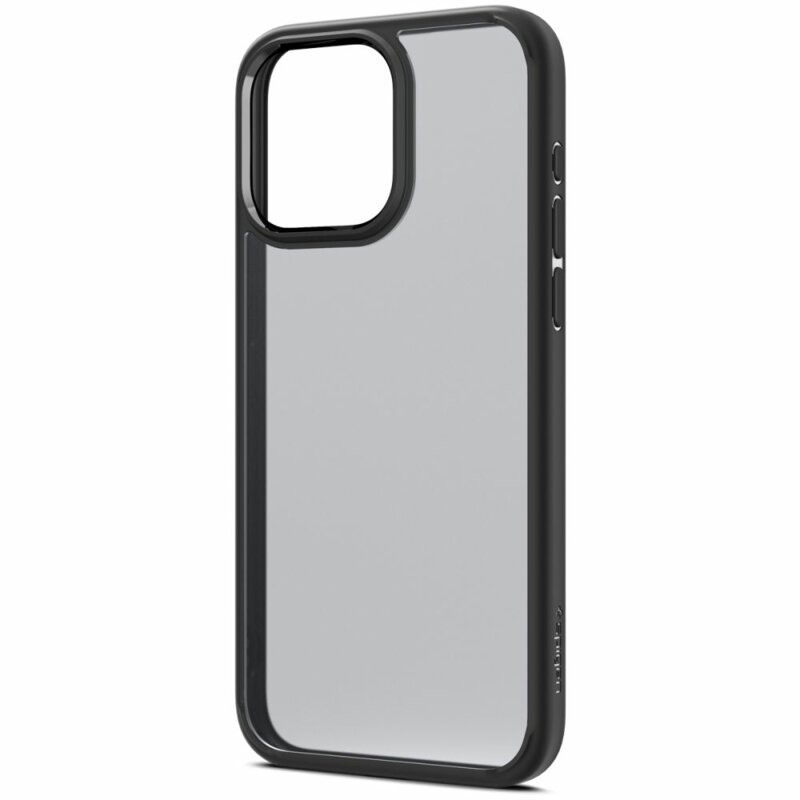 Husa iPhone 15 Pro Spigen Ultra Hybrid, cenusiu