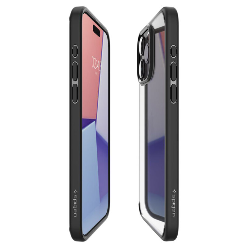 Husa iPhone 15 Pro Max Spigen Ultra Hybrid, negru