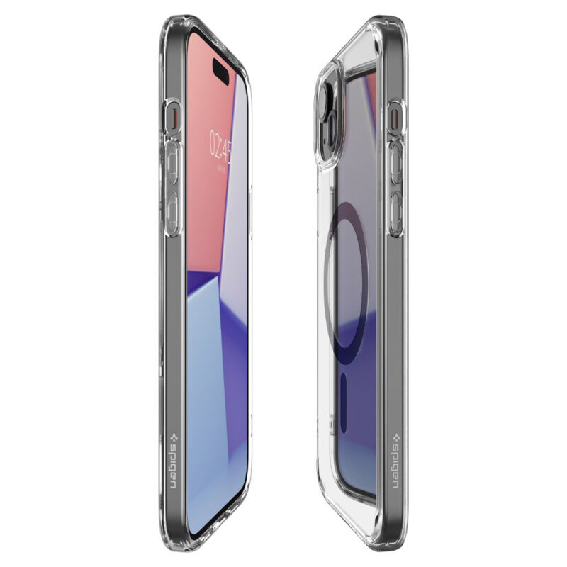 Husa iPhone 15 Plus Spigen Ultra Hybrid MagSafe, negru