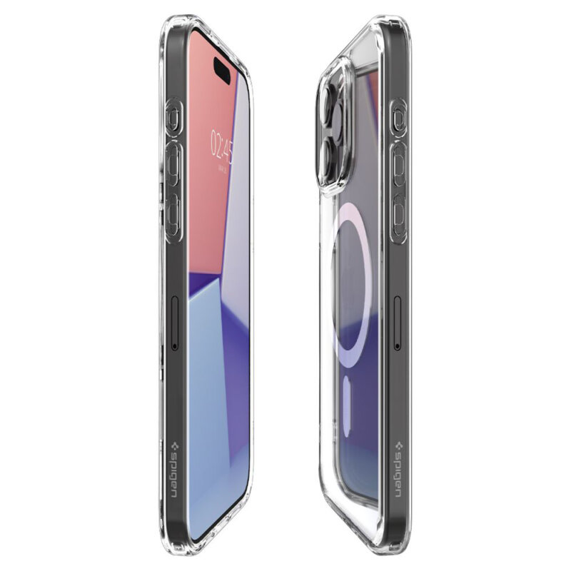 Husa iPhone 15 Pro Max Spigen Ultra Hybrid MagSafe, alb