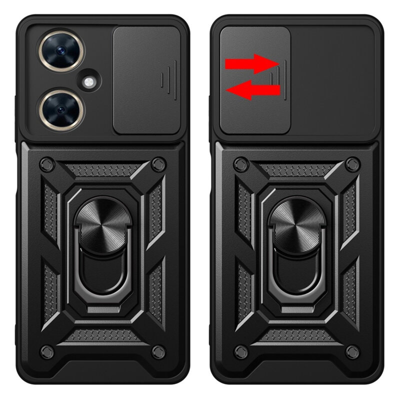 Husa Huawei nova 11i protectie camera Techsuit CamShield Series, negru