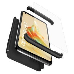 [Pachet 360°] Husa + folie Oppo Reno8 T 5G GKK Original, negru