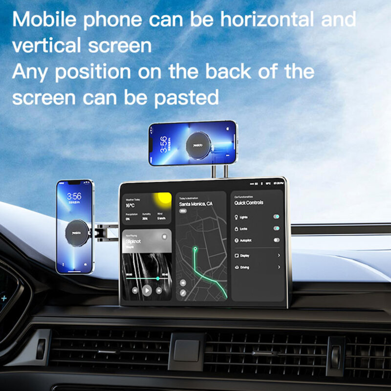 Suport magnetic telefon pentru display auto universal Yesido C155
