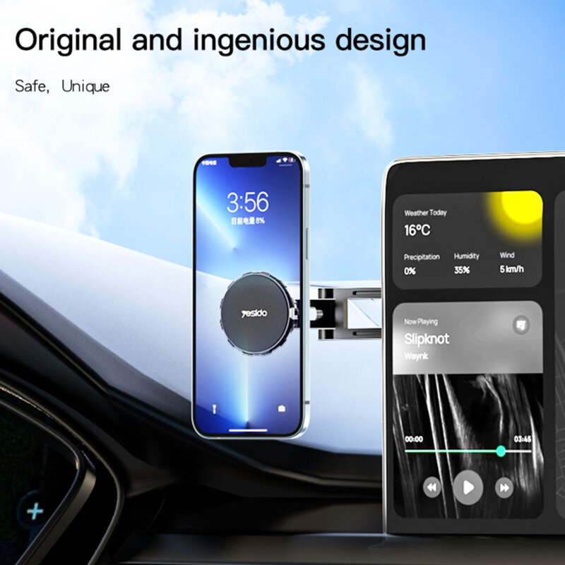 Suport magnetic telefon pentru display auto universal Yesido C155
