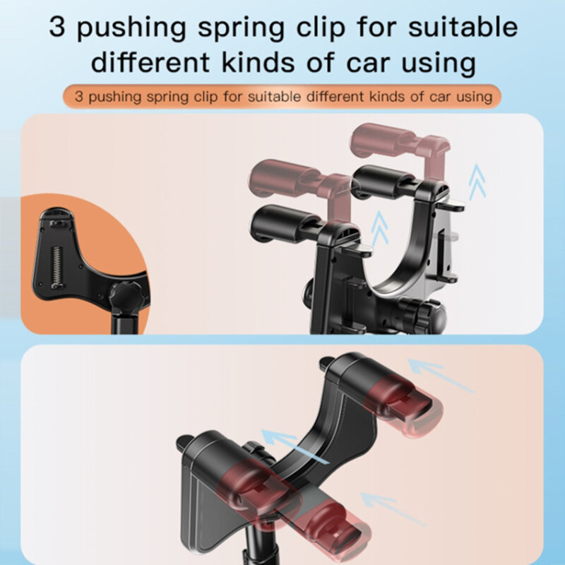 Suport telefon oglinda retrovizoare Yesido C196, negru