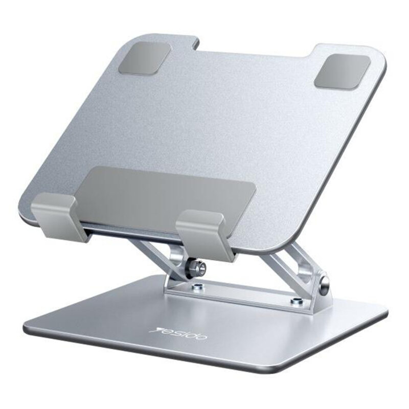 Suport tableta/telefon birou, aluminiu Yesido C185, argintiu