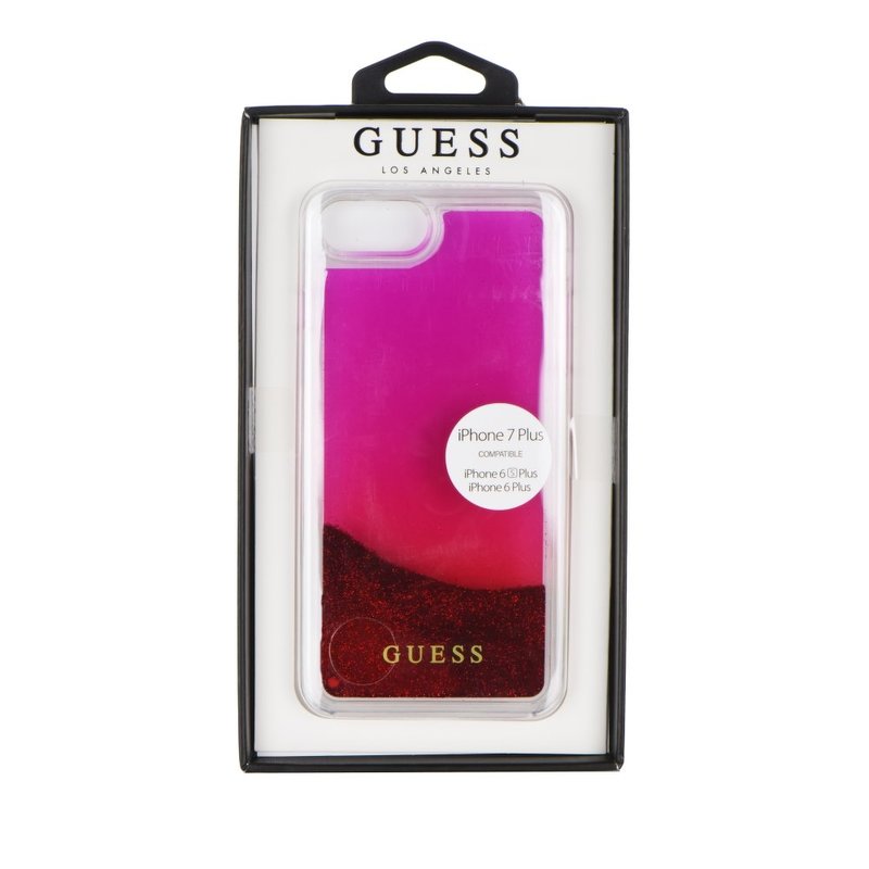 Bumper iPhone 8 Plus Guess Liquid Glitter- Rose GUHCP7LGLUGRPI 