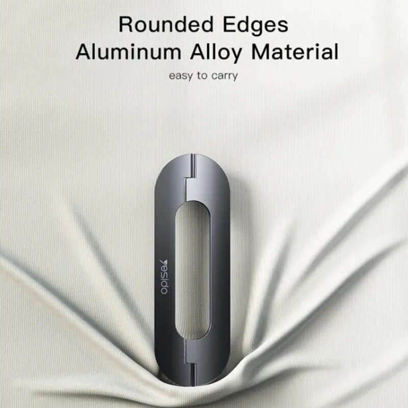 Suport laptop birou, stand notebook Yesido LP03, argintiu