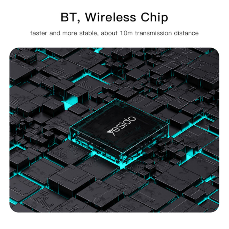 Mini tastatura inteligenta wireless Yesido KB11, alb
