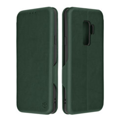 Husa 360° Samsung Galaxy S9 Plus Techsuit Safe Wallet Plus, verde