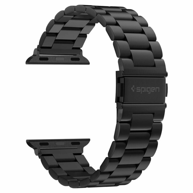 Curea Apple Watch 9 45mm Spigen Modern Fit, negru